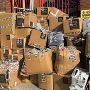 Twelve tons of fake clothing seized in raid on ‘Counterfeit Street’ Strangeways warehouse