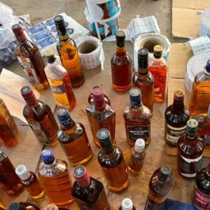 Unlawful liquor bottling plant busted in Badal village, was situated in an orchard; three held