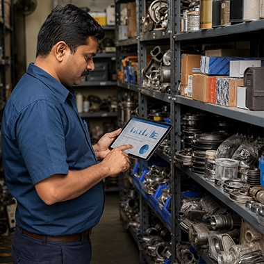 Spare-parts networks