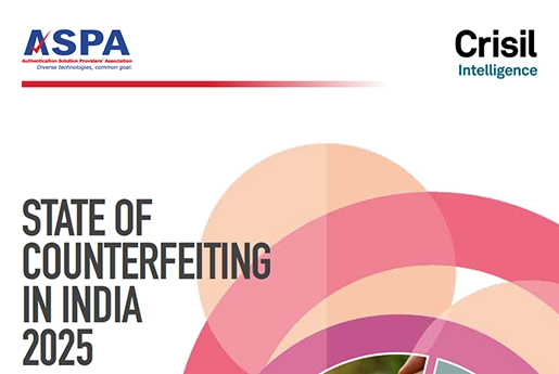 Our recently featured Advt. in ASPA CRISIL Report - STATE OF COUNTERFEITING IN INDIA 2025