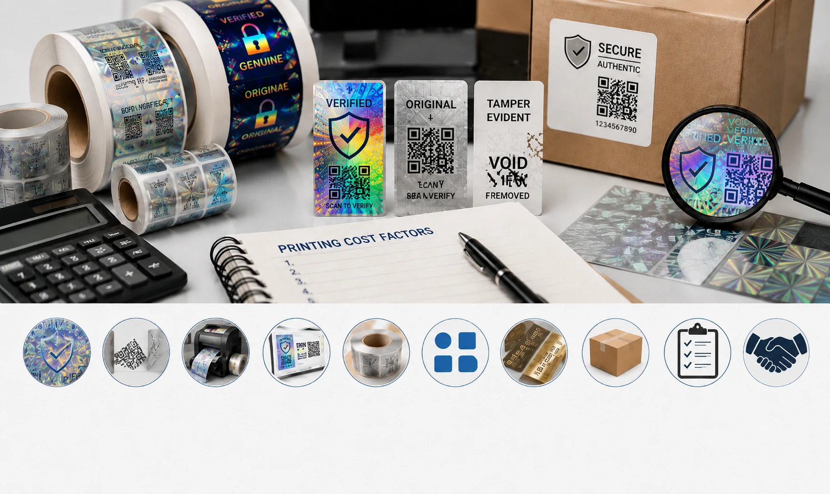 What Affects Security Sticker Printing Cost? 10 Factors Brands Should Know